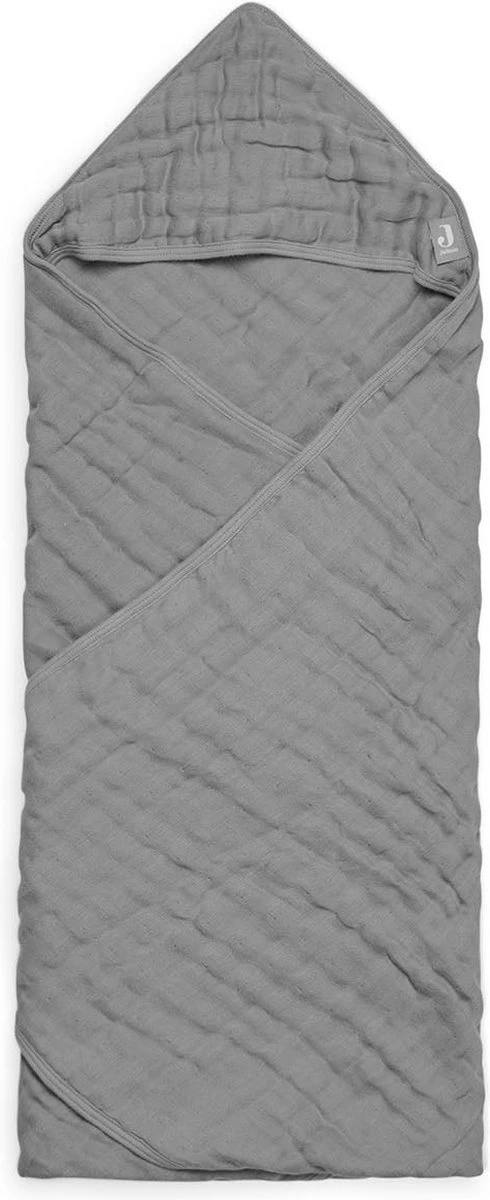 Jollein Badcape Wrinkled 75x75cm - Nougat 13 Jollein Badcape Wrinkled 75x75cm - Nougat - Afbeelding 12