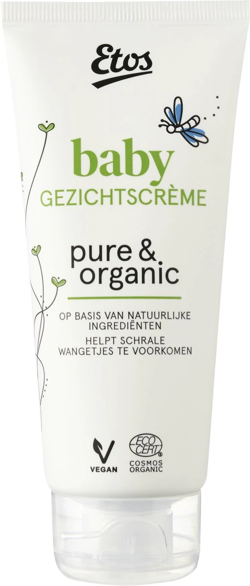 Etos Baby Gezichtscreme - Pure & Organic - Vegan - 4 X 100ML 4 Etos Baby Gezichtscreme - Pure & Organic - Vegan - 4 X 100ML - Afbeelding 2