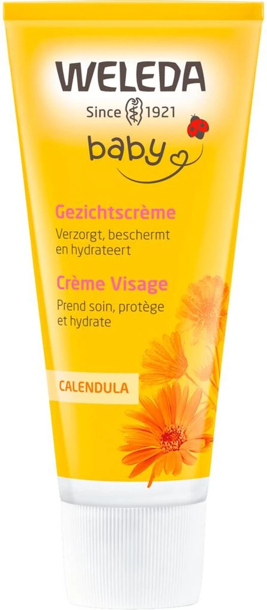 Weleda Baby Calendula Gezichtscrème 3 Weleda Baby Calendula Gezichtscrème