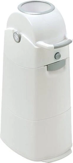 Luieremmer Medium Zilver - Middel - Zonder Navulling - Geschikt Voor Pampers En Huggies - Stoma -Winkel Voor Babyverzorgingsproducten 540x1200