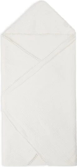 Jollein Badcape Embroidery 75x75cm - Ivory -Winkel Voor Babyverzorgingsproducten 554x1200