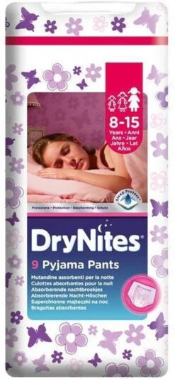 DryNites® 8-15 Meisje 10 Stuks -Winkel Voor Babyverzorgingsproducten 555x1200