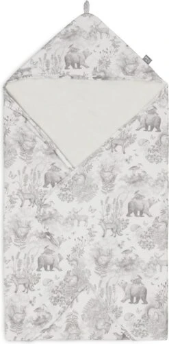Jollein Badcape 75x75cm Pimpelmees - Forest Animals -Winkel Voor Babyverzorgingsproducten 592x1200 3