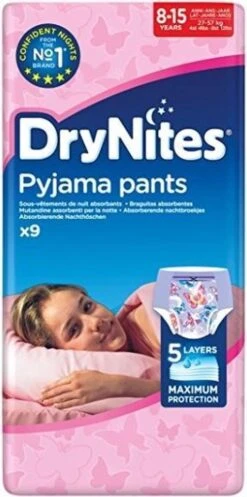 DryNites® 8-15 Meisje 10 Stuks -Winkel Voor Babyverzorgingsproducten 596x1200