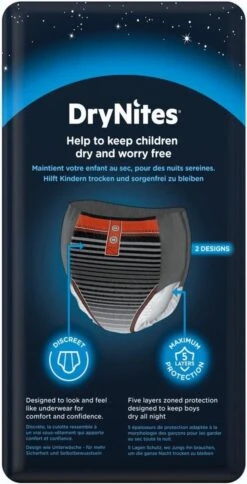 DryNites® 8-15 Jongen 10 Stuks -Winkel Voor Babyverzorgingsproducten 612x1200
