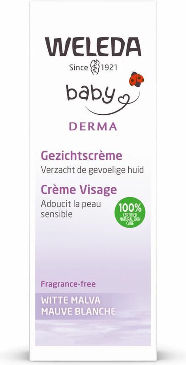 Weleda Baby Sensitive Witte Malva Gezichtscrème 6 Weleda Baby Sensitive Witte Malva Gezichtscrème - Afbeelding 4
