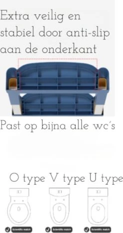 WC Verkleiner- WC Verkleiner Met Trapje- Extra Veilig- Opvouwbaar- Verstelbaar - Grijs & Wit - Toilet Trainer Voor Kind En Peuter -Winkel Voor Babyverzorgingsproducten 636x1200