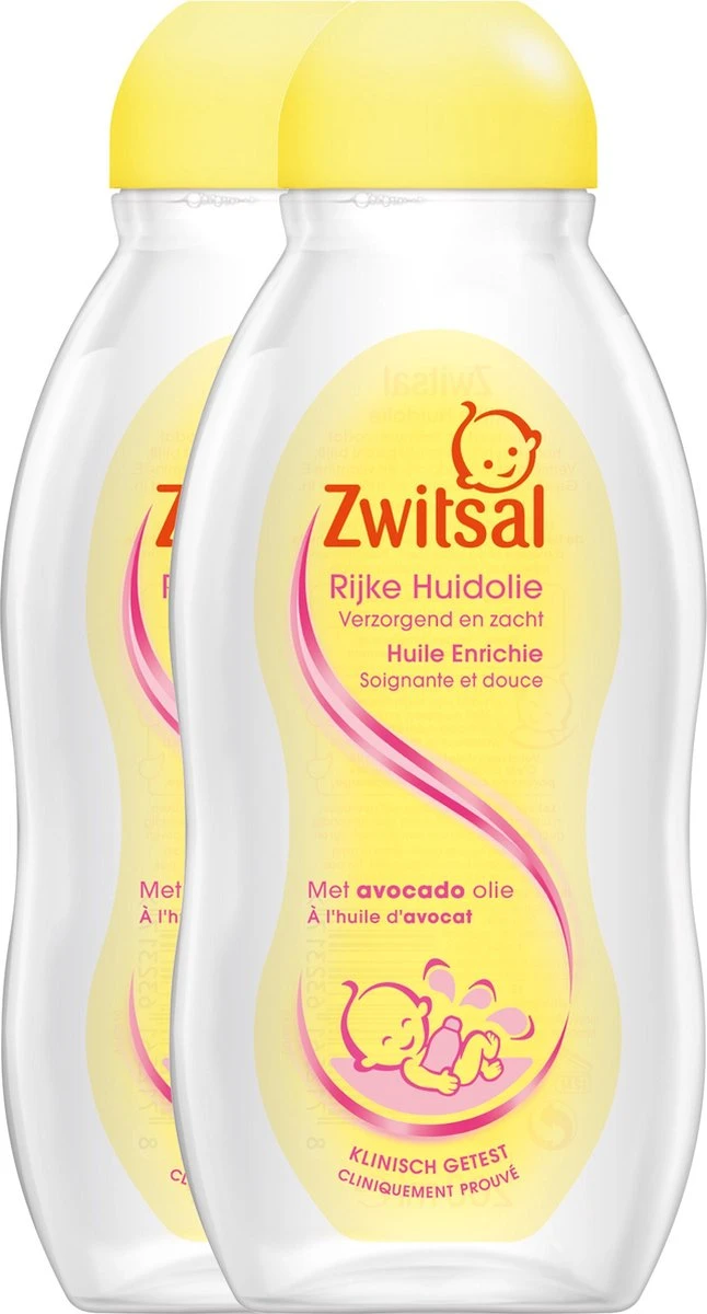 Zwitsal Rijke Huidolie Avocado - 2 X 200 Ml - Voordeelverpakking 4 Zwitsal Rijke Huidolie Avocado - 2 X 200 Ml - Voordeelverpakking - Afbeelding 2