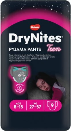 DryNites® 8-15 Meisje 10 Stuks -Winkel Voor Babyverzorgingsproducten 652x1200