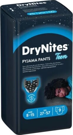 DryNites® 8-15 Jongen 10 Stuks -Winkel Voor Babyverzorgingsproducten 655x1200