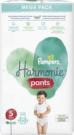 Pampers® Pampers Harmonie Pants Maat 5 (12kg-17kg) - Mega Pack 2 X 56 Luierbroekjes 19 Pampers® Pampers Harmonie Pants Maat 5 (12kg-17kg) - Mega Pack 2 X 56 Luierbroekjes -Winkel Voor Babyverzorgingsproducten 662x1200