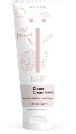 Naïf Billencrème Voor De Gevoelige Huid Met Zink - Parfumvrij - Baby & Kids - 75ml - Met Natuurlijke Ingrediënten