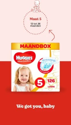 Huggies Luiers - Maat 5 (11 Tot 25 Kg) - 126 Stuks - Voordeelverpakking -Winkel Voor Babyverzorgingsproducten 688x1200 5