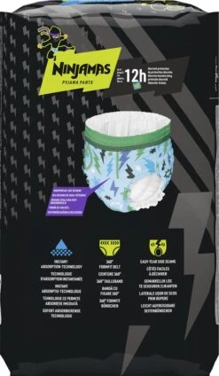 Ninjamas Pyjama Pants Luierbroekjes Jongen - 10 Nachtluiers Voor Bedplassen - 4-7 Jaar -Winkel Voor Babyverzorgingsproducten 699x1200