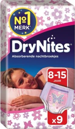 DryNites® 8-15 Meisje 10 Stuks -Winkel Voor Babyverzorgingsproducten 702x1200