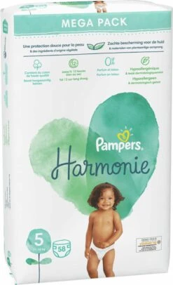 Pampers® Pampers Harmonie Luiers Maat 5 - 58 Luiers -Winkel Voor Babyverzorgingsproducten 730x1200