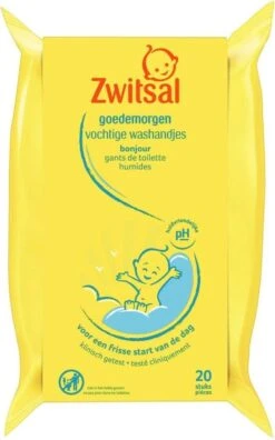 Zwitsal Goedemorgen Baby Vochtige Washandjes - 20 Stuks