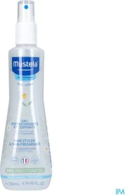 Mustela Verfrissend Water Haar En Lichaam - 200ml -Winkel Voor Babyverzorgingsproducten 773x1200
