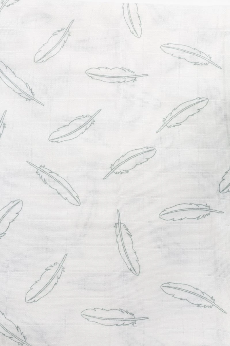 Meyco Clouds/Dots/Feathers Starterset - 9-pack - Hydrofiel - Stone Green 4 Meyco Clouds/Dots/Feathers Starterset - 9-pack - Hydrofiel - Stone Green - Afbeelding 2