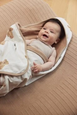 Jollein Badcape 75x75cm Teddy Bear - GOTS -Winkel Voor Babyverzorgingsproducten 800x1200 119