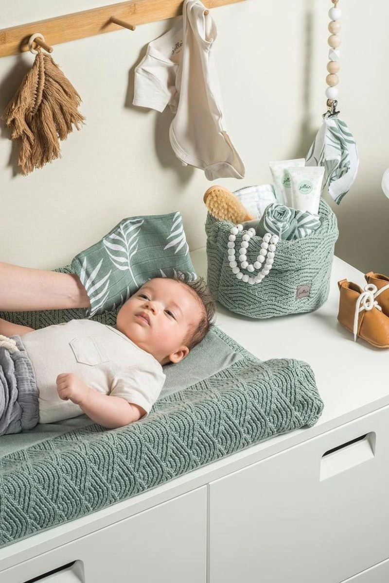 Jollein Baby Hydrofiel Washandje Nature - Ash Green - 3 Stuks 7 Jollein Baby Hydrofiel Washandje Nature - Ash Green - 3 Stuks - Afbeelding 6