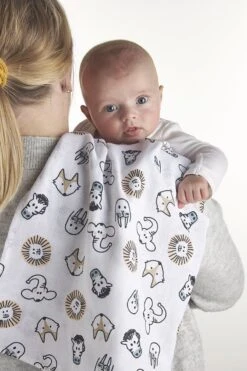 Meyco Animal Swaddle 3-pack - Hydrofiel - Multicolor - 120x120cm -Winkel Voor Babyverzorgingsproducten 800x1200 48