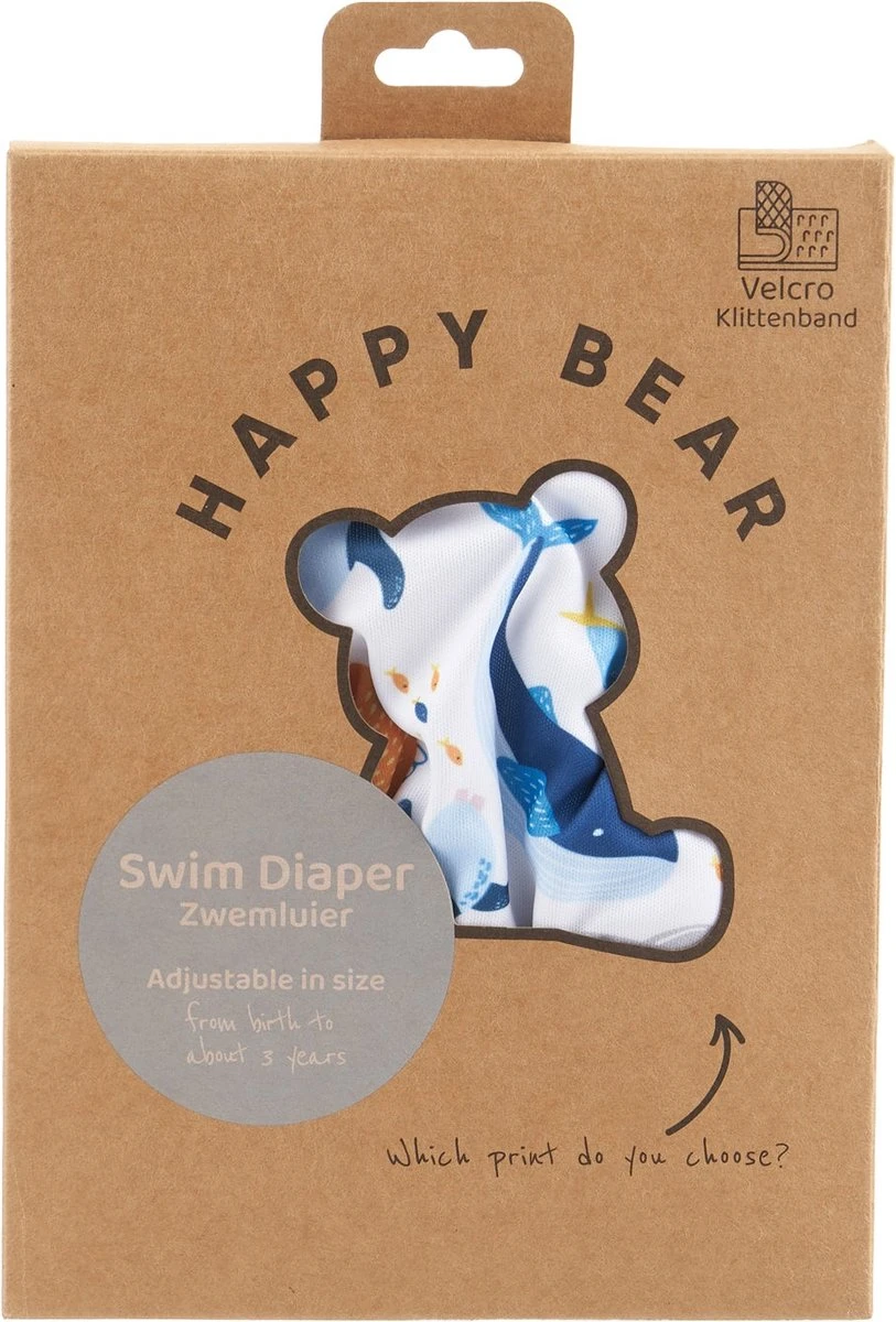Zwemluier | Sea Animals | Klittenband | 0-3 Jaar 4 Zwemluier | Sea Animals | Klittenband | 0-3 Jaar - Afbeelding 2