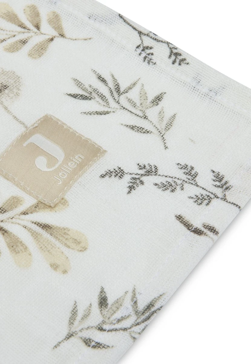 Jollein Hydrofiele Doek Large 115x115cm Wild Flowers - 2 Stuks 9 Jollein Hydrofiele Doek Large 115x115cm Wild Flowers - 2 Stuks - Afbeelding 7