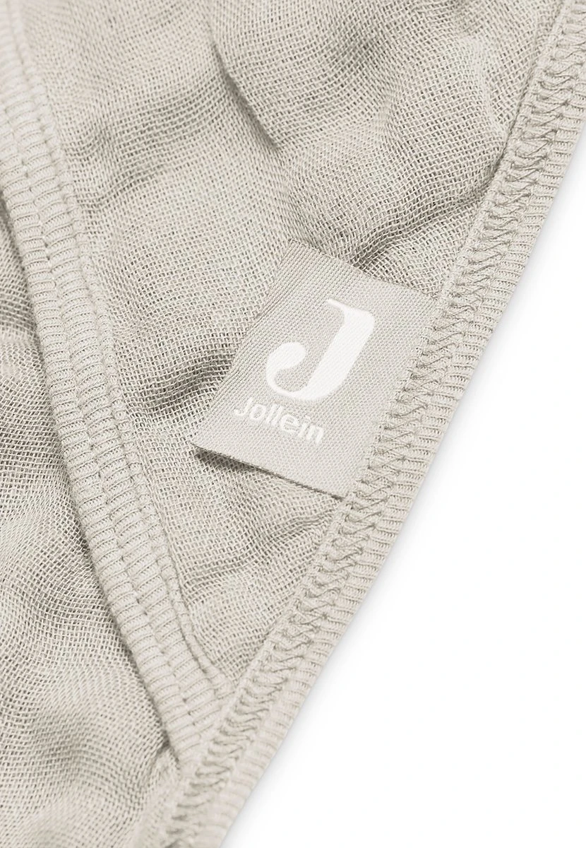 Jollein Badcape Wrinkled 75x75cm - Nougat 4 Jollein Badcape Wrinkled 75x75cm - Nougat - Afbeelding 3