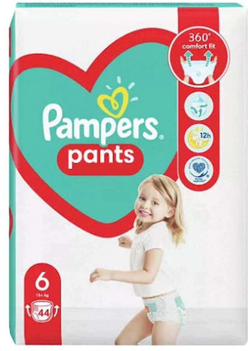 Pampers® Pampers Baby Dry Pants Maat 6 - 44 Luierbroekjes 3 Pampers® Pampers Baby Dry Pants Maat 6 - 44 Luierbroekjes