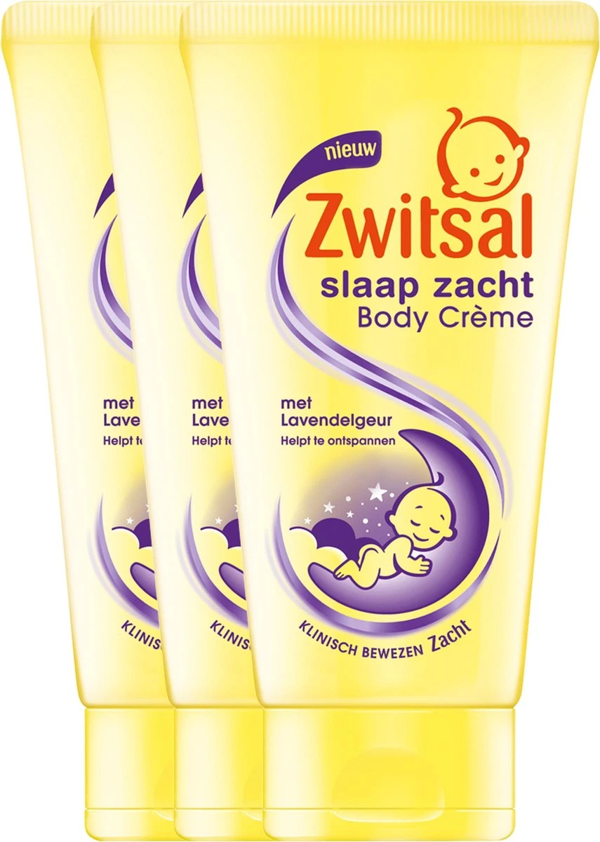 Zwitsal Baby Slaap Zacht Body Crème Lavendel - 3 X 150 Ml - Voordeelverpakking 7 Zwitsal Baby Slaap Zacht Body Crème Lavendel - 3 X 150 Ml - Voordeelverpakking - Afbeelding 5