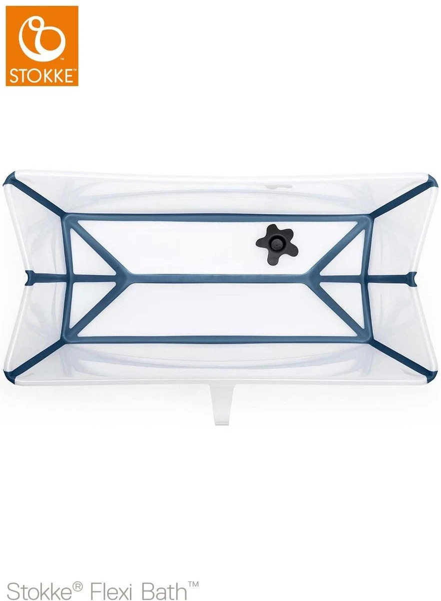 Stokke® Flexi Bath® Transparent Blue 4 Stokke® Flexi Bath® Transparent Blue - Afbeelding 2