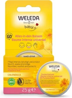 Weleda Calendula Alles-In-Één Balsem - 25g -Winkel Voor Babyverzorgingsproducten 886x1200 1