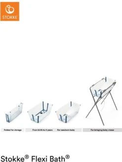 Stokke® Flexi Bath® Transparent Blue 21 Stokke® Flexi Bath® Transparent Blue -Winkel Voor Babyverzorgingsproducten 909x1200