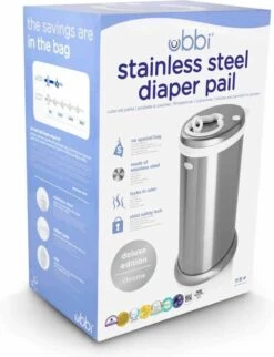 Ubbi® Ubbi Luieremmer - Zilver - Metaal - Geurloos - Geen Navulcassettes Nodig 11 Ubbi® Ubbi Luieremmer - Zilver - Metaal - Geurloos - Geen Navulcassettes Nodig -Winkel Voor Babyverzorgingsproducten 921x1200 3