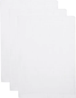 MamaLoes Wit 3 Stuks Hydrofiel Washandjes ML106