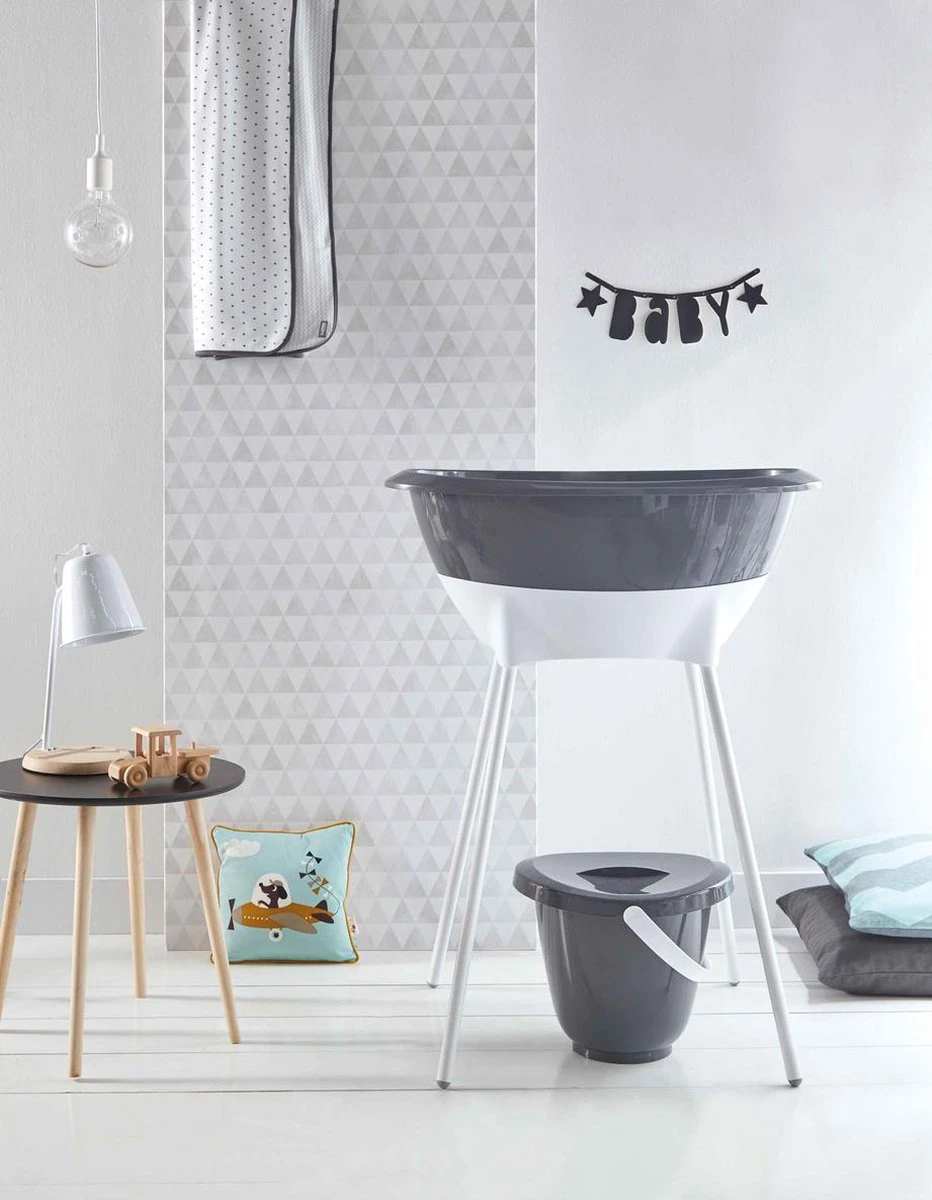LUMA Babycare Bad- En Verzorgingsset - Dark Grey 5 LUMA Babycare Bad- En Verzorgingsset - Dark Grey - Afbeelding 3