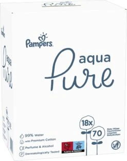 Pampers® Pampers Aqua Pure Billendoekjes – 1260 Doekjes -Winkel Voor Babyverzorgingsproducten 940x1200