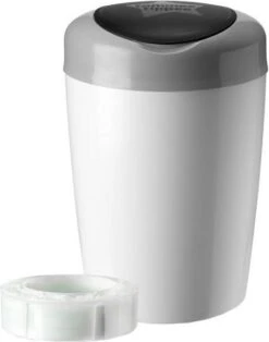 Tommee Tippee Simplee Sangenic Luieremmer, Milieuvriendelijker Systeem, Inclusief 1 Navulcassette Met Duurzaam Geproduceerde Antibacteriële GREENFILM, Grijs -Winkel Voor Babyverzorgingsproducten 943x1200