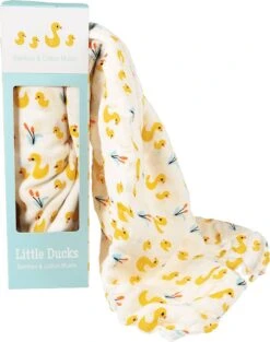 Swaddle Eendjes XL Hydrofiele Doek 120x120 Cm Bamboe/katoen -Winkel Voor Babyverzorgingsproducten 946x1200