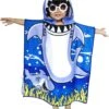 JAXY Badcape Baby - Badcape - Baby Badjas - Omslagdoek - Omslagdoek - Baby Handdoek Met Capuchon - Strandhanddoek - Badponcho - Poncho Handdoek - Microfiber - 60x90cm - Haai -Winkel Voor Babyverzorgingsproducten 949x1200
