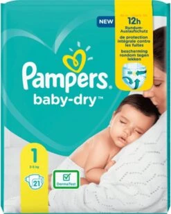 Pampers® Pampers Baby Dry Newborn Maat 1 - 21 Stuks -Winkel Voor Babyverzorgingsproducten 960x1200