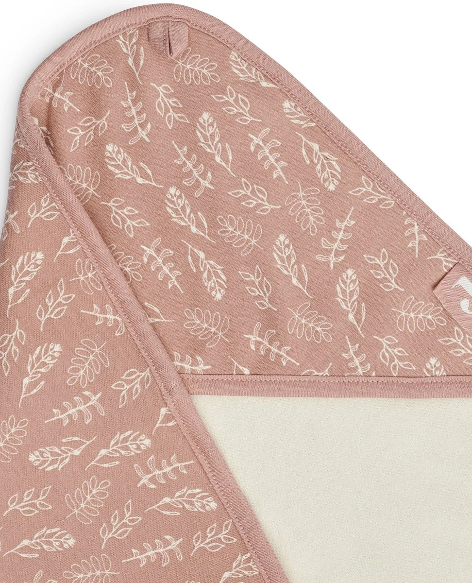 Jollein Badcape Meadow 75x75cm - Rosewood 10 Jollein Badcape Meadow 75x75cm - Rosewood - Afbeelding 8